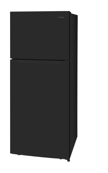 FRIGIDAIRE TOP MOUNT REFRIGERATOR BLACK