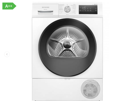 SIEMENS HEAT PUMP DRYER